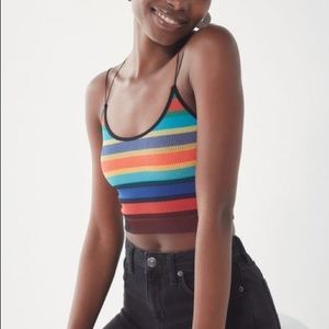 SOLD Urban Outfitters Out From Under Striped Cropped Cami